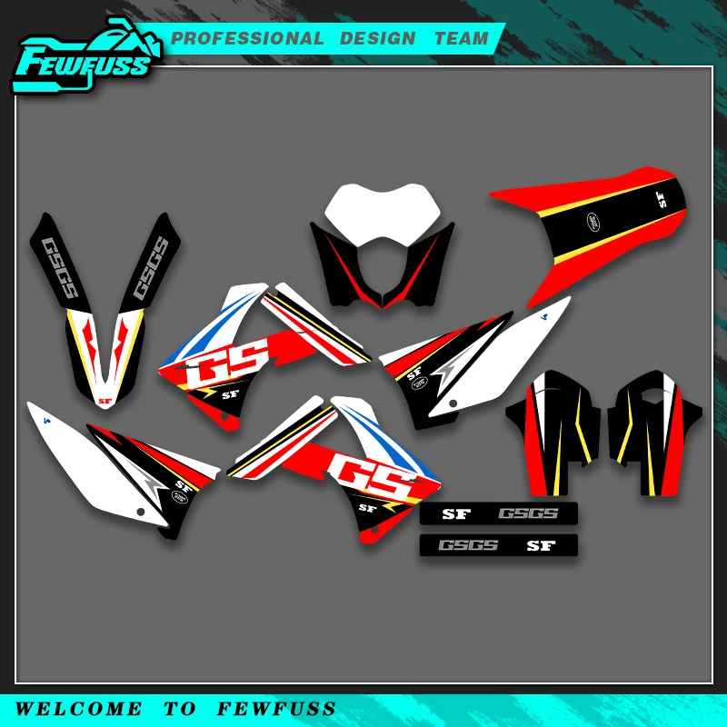 

Fewfuss For Gas Gas GASGAS EC 125 200 250 300 450 2010 2011 Graphics Decals Stickers Kits Background Custom Number Name