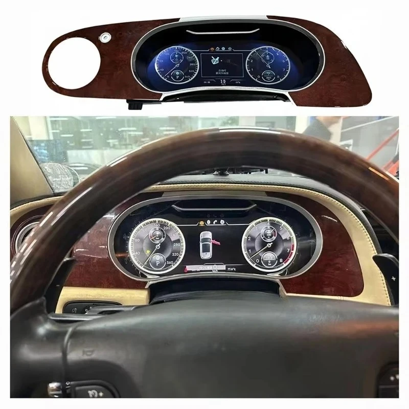 Car  Speedometer Panel Digital Dashboard Instrument Cluster for Bentley Continental GT 2005 2019