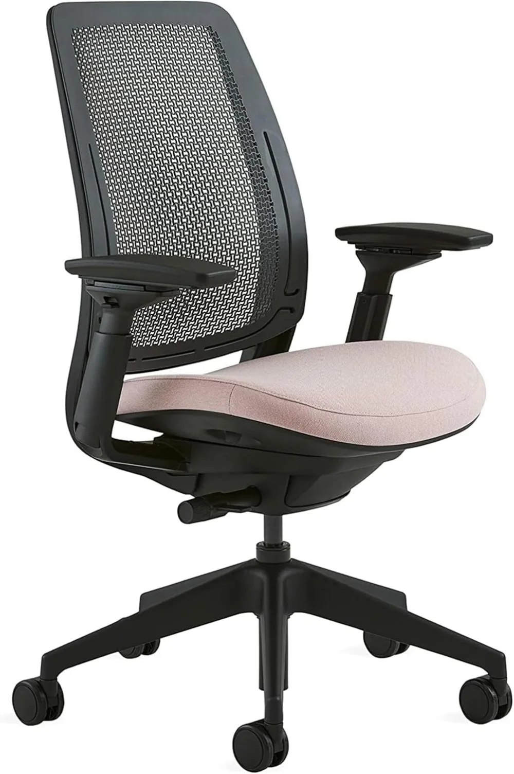 Series 2 Office Chair - Ergonomic Work Chair with Wheels for Carpet - with Back Support, Weight-Activated Adjustment