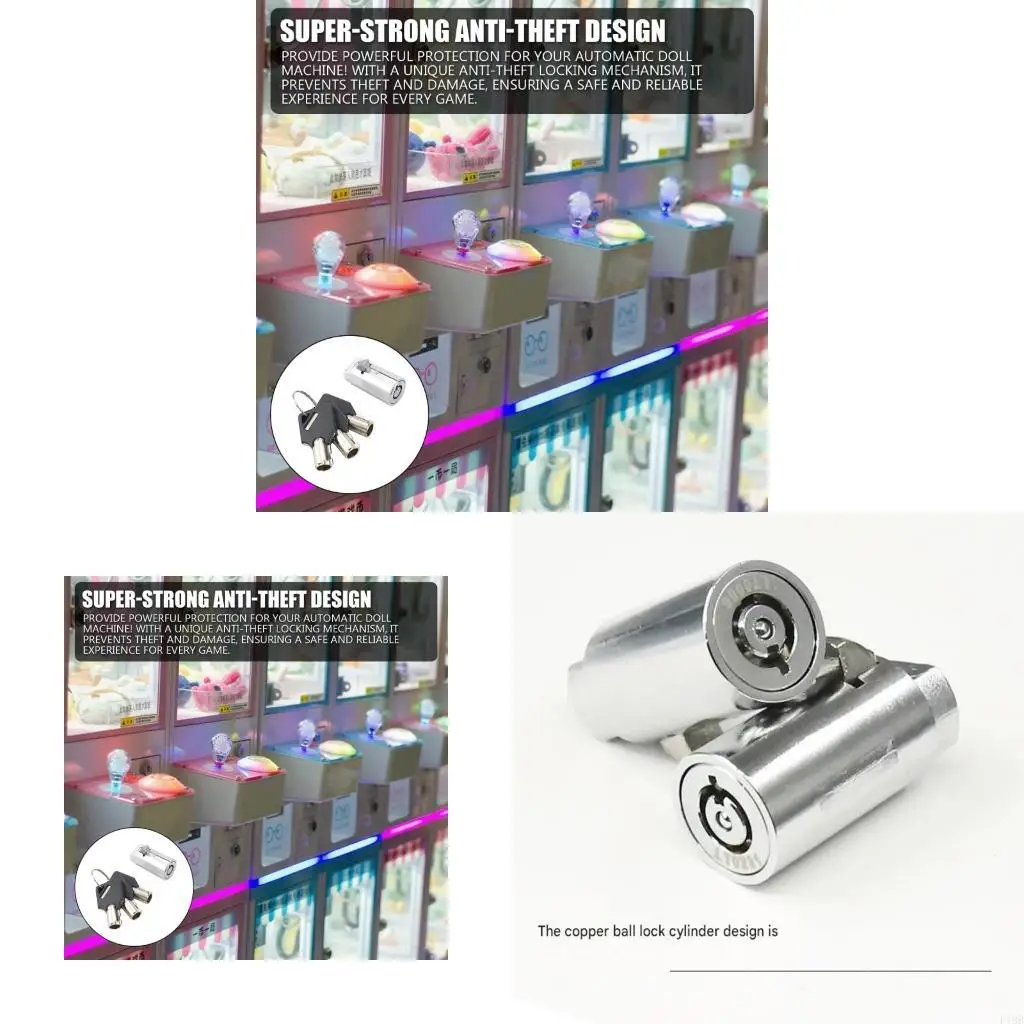 F19B Round Body Cylinder Set with 3 Matching Items Simple Installs for Service Entry