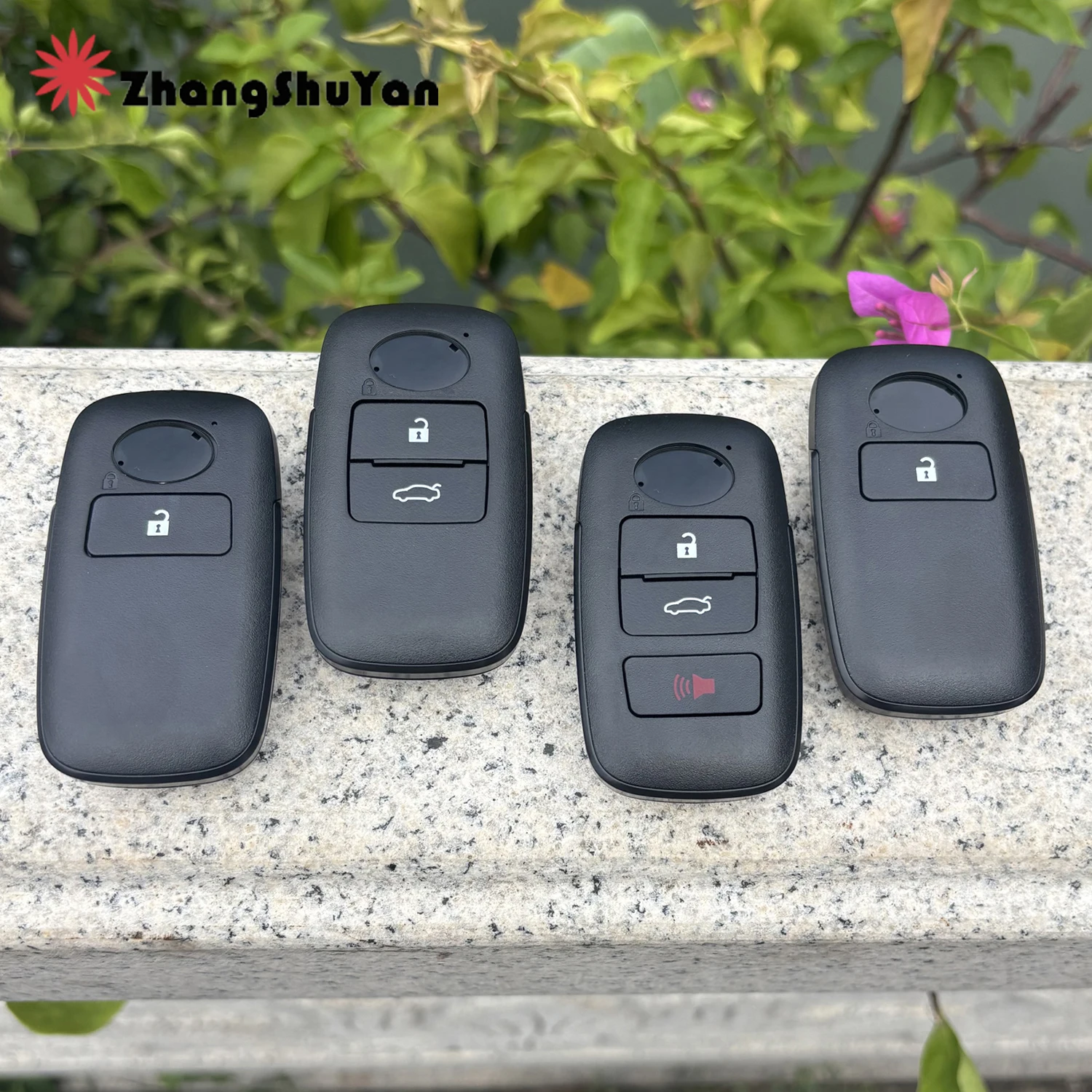 2/3/4 Buttons Smart Remote key replacement shell  Suitable for  Toyota Yaris CROSS Toyota Raize Rocky car key replacement shell