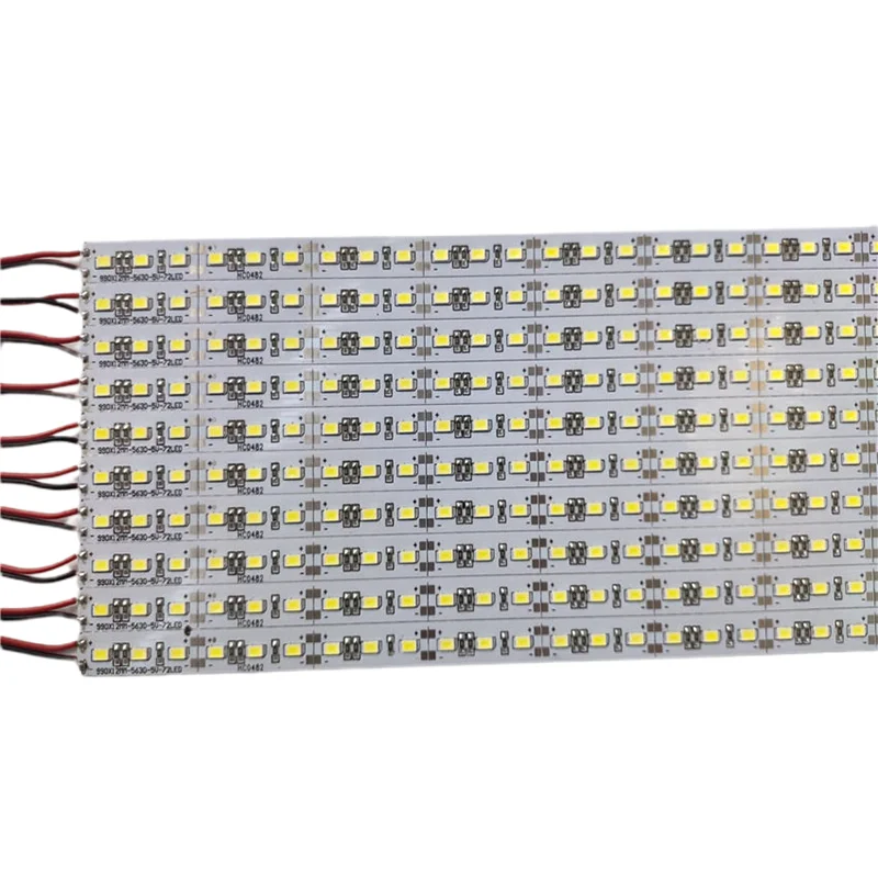 

10 шт. 50 см светодиодные жесткие ленты DC5V, алюминиевые, SMD 5630 5730, 72 светодиода/м, 36 светодиодов, высокая яркость, теплый белый свет