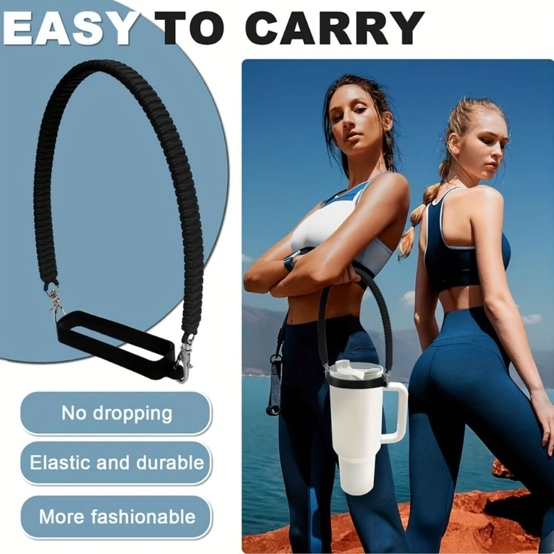 Nonslip Silicone Cup Lanyards Portable Designs For Gym Running Cycling Activity HX6C
