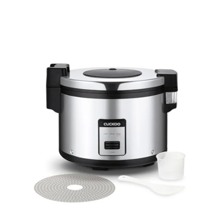 Commercial Rice Cooker Warmer Extra Large Rice Cooker 30-Cup Uncooked/ 60-Cup Cooked Professional Industrial Grain Cooker with