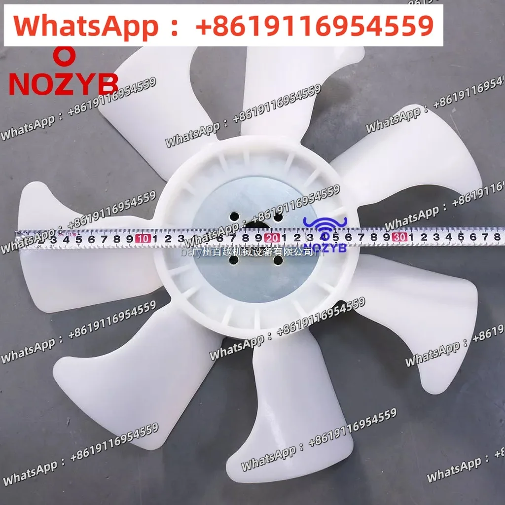 D1703 D1803 Cooling Fan 19077-74110 Excavator Parts V2003