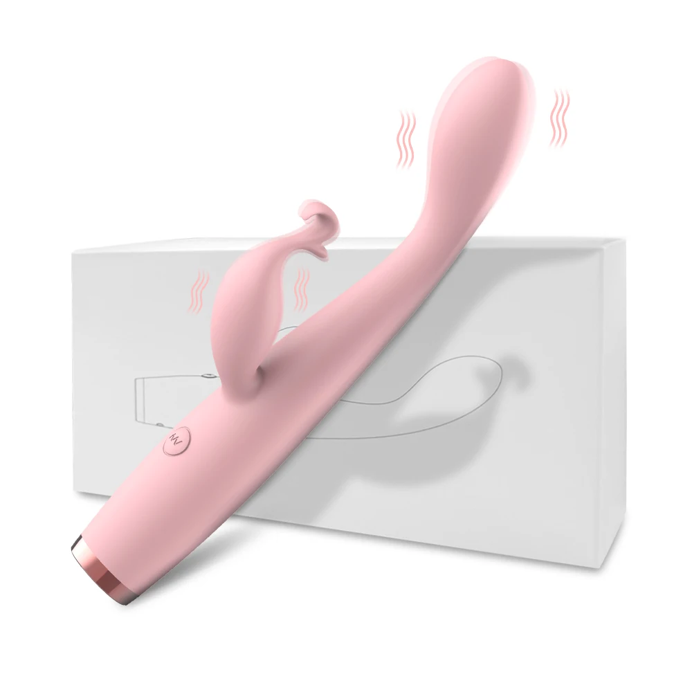 Powerful Finger Rabbit Vibrator Female Fast Orgasm Nipple Clitoris Stimulator G Spot Massager Adult Goods Sex Toys for Women