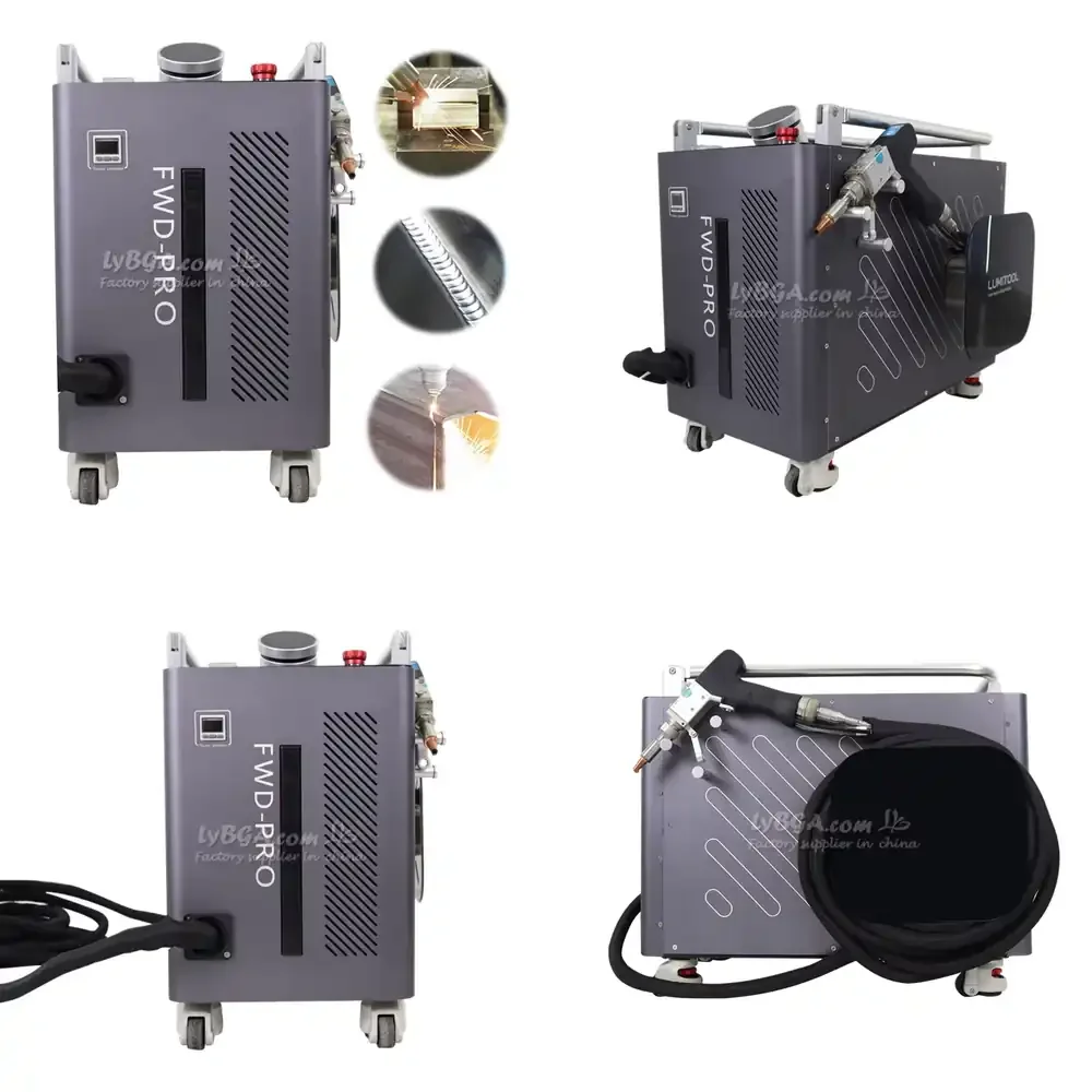 LYBGACNC Handheld Welding Machine 2 in 1 LY--A08 Air-Cooled Metal Cutting Soldering Welder Optional 800W