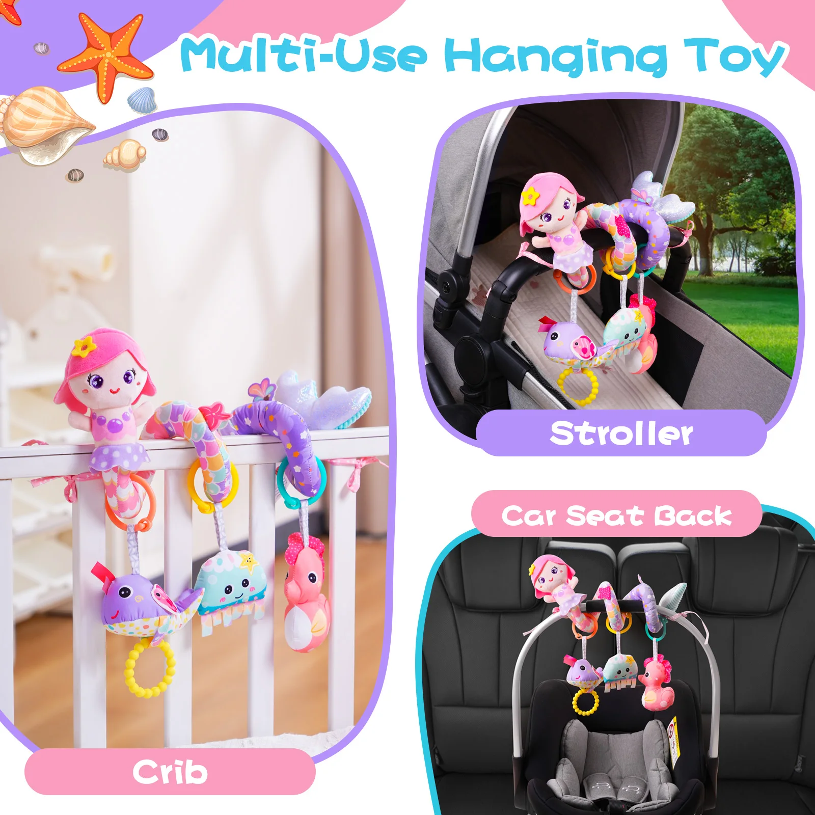 ของเล่นติดเบาะรถยนต์แบบเกลียวส - Car Accessories For Baby บทวิจารณ์และราคา