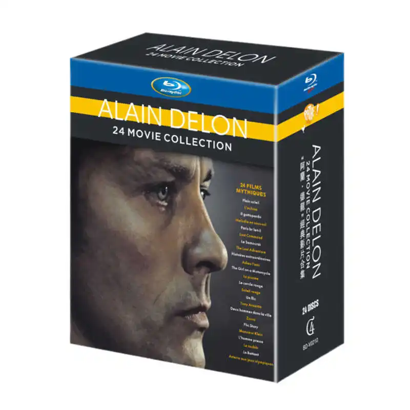

Alain Delon Classic Video Collection 24 Disc Collector's Edition Blu-ray Disc