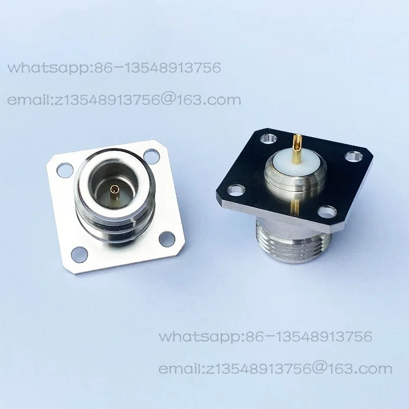 N-type 75 ohm four-hole flange connector DC-3G; 6G; 13G spot