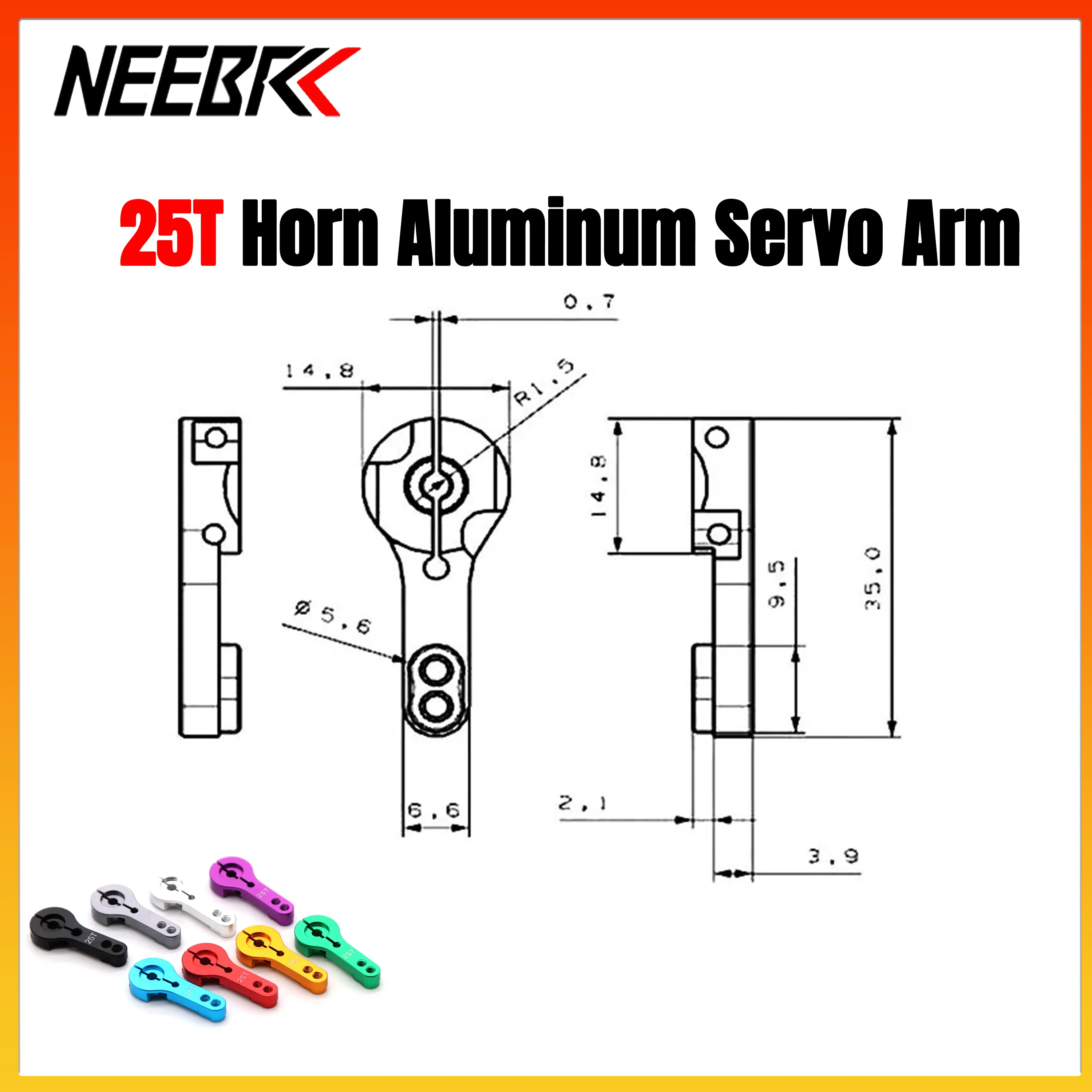 

25T M3 Metal Servo Horn Arm Metal Aluminum Model Set for Dspower Futaba Savox Xcore PowerHD JX SPT DIY Servo Toy Upgraded Parts