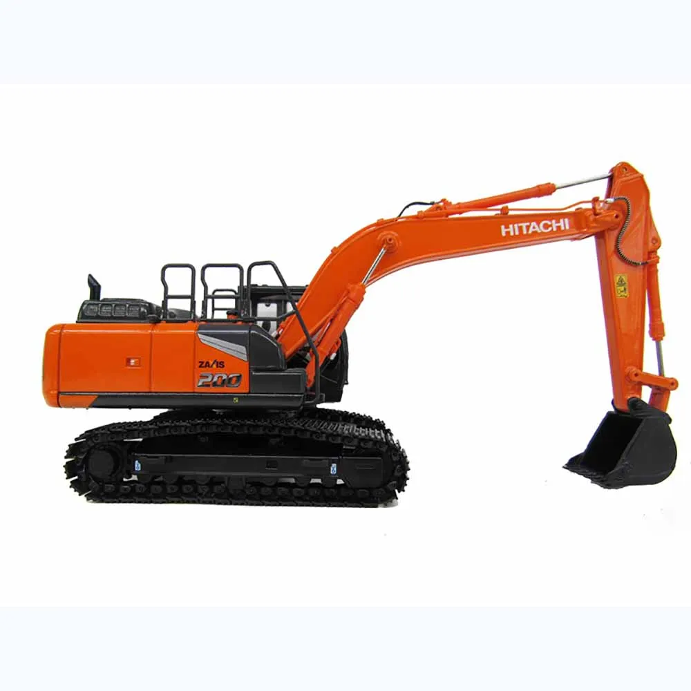 HITACHI ZX200-7 Excavator Engineering Vehicle Model Static Metal