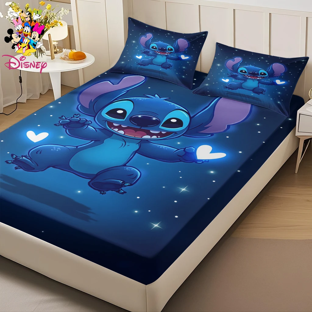 2/3 قطعة مجموعة أوراق ديزني ستيتش المجهزة ضوء النجوم القلب الكرتون الطباعة الرقمية غرفة نوم احتفالية وديكور عنبر مريح