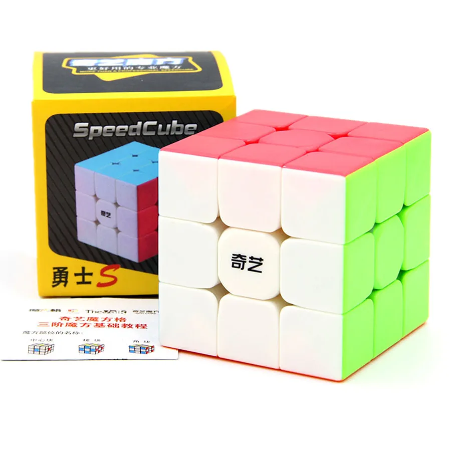 QiYi Speedcube Warrior S 3x3 Zauberwürfel Stickerless Professionelles 3x3 Geschwindigkeitspuzzle 3×3 Kinder Cubo Magico für Spiele – Detail 10