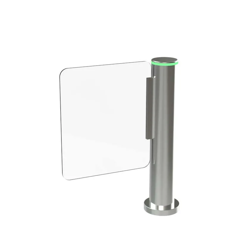 

Security System QR Code Scanner Reader Security Solution Swing Barrier Gate with Reinforced Glass