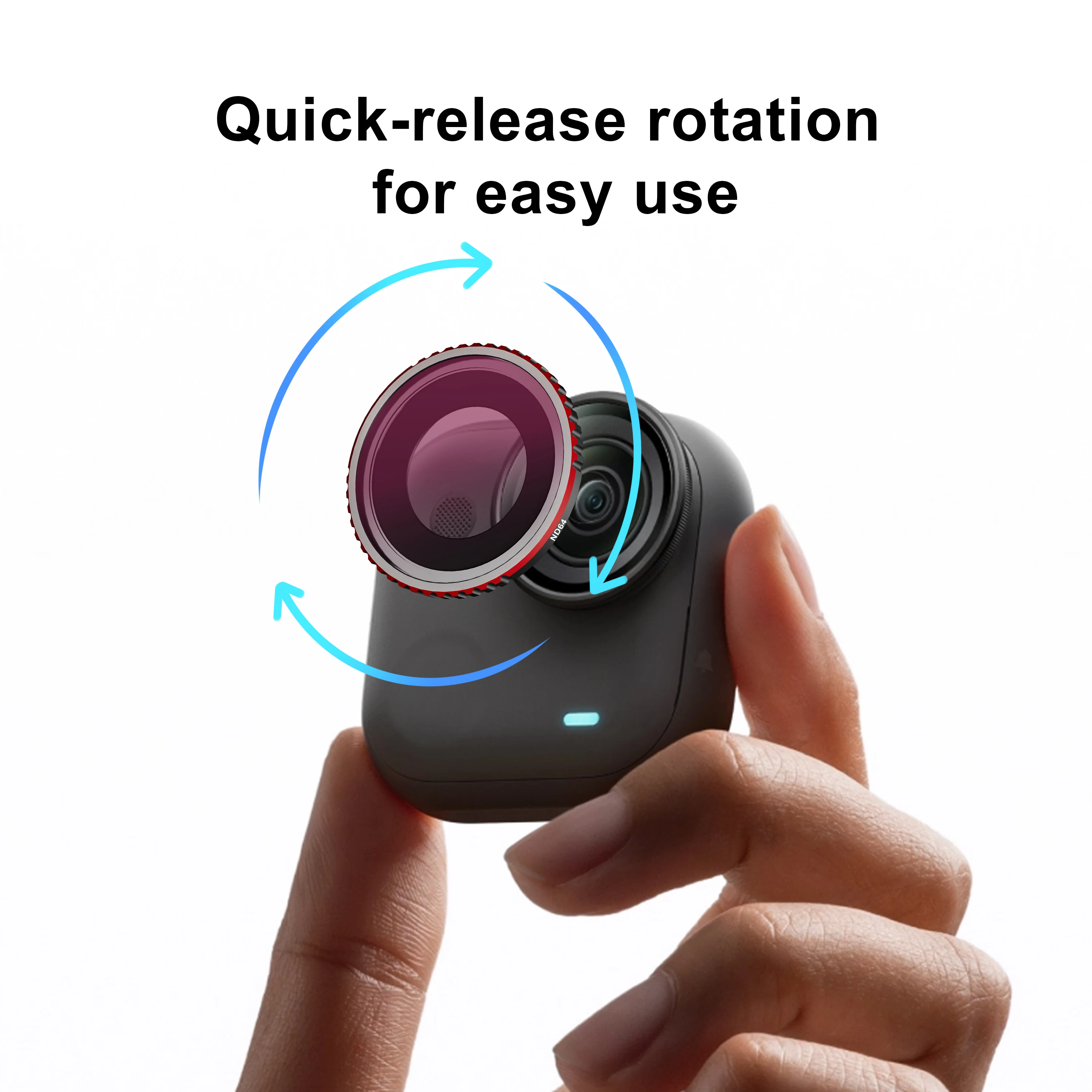 Lens Filter Set for Insta360 Go Ultra Camera ND Filter ND32 ND64 UV CPL Black Mist 1/4 Filter For Insta 360 Go Ultra Accessories