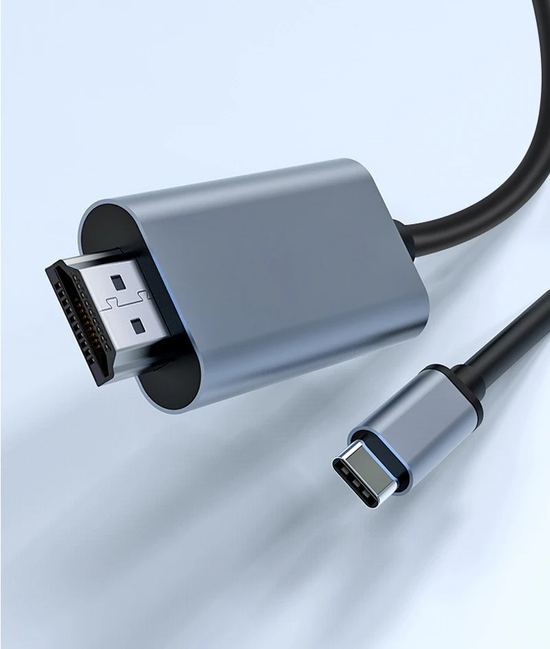 2M PVC USB TYPE-C to HDMI-Compatible HDMI 2.0 4K@60Hz/30@Hz Cable Phone Tablet PC Laptop to HDTV MONITOR Projector PHONE Huawei