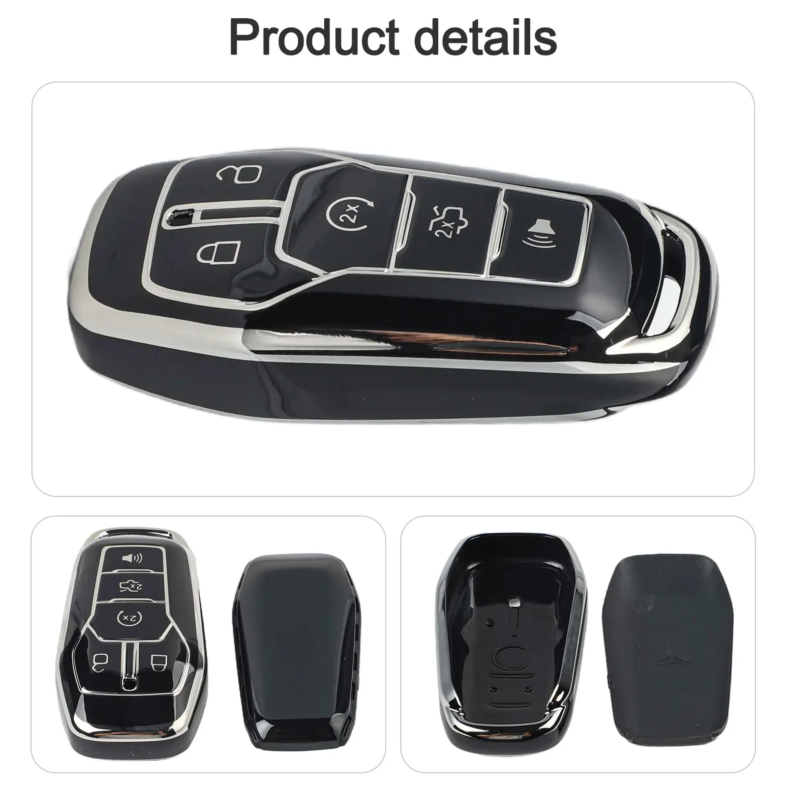 

Protective Case Car Key Bag Accessories Compact Cover Exquisite Lightweight For Ford For Mondeo Explorer Brand New