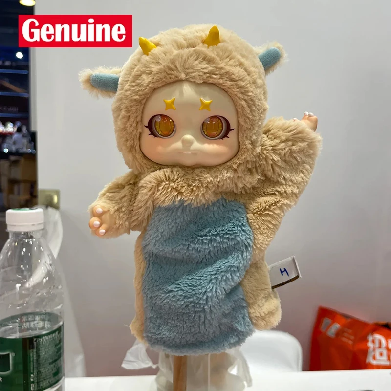 Genuino Cino Scintillante Peluche Burattini a mano Giocattolo divertente Interazione Burattini da dito Casa da gioco creativa Giocattolo di ruolo Regali divertenti