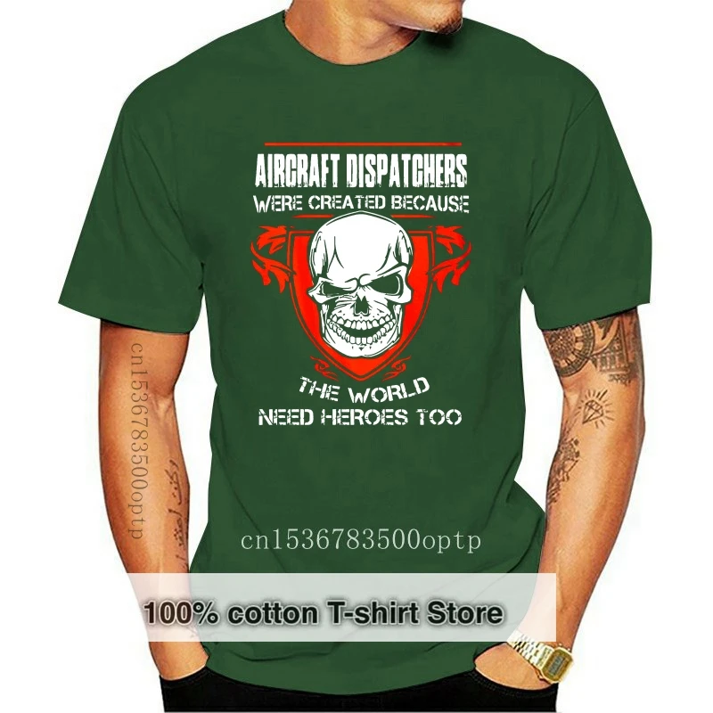 

Fashion 2024 Brand Design T Shirts Casual Cool Aircraft Dispatchers Standard Unisex Tee Shirt