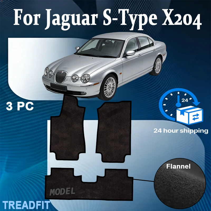 

Nylon Velour Car velour mats for Jaguar S-Type X204 sedan (2002 2003 2004-2008) -black