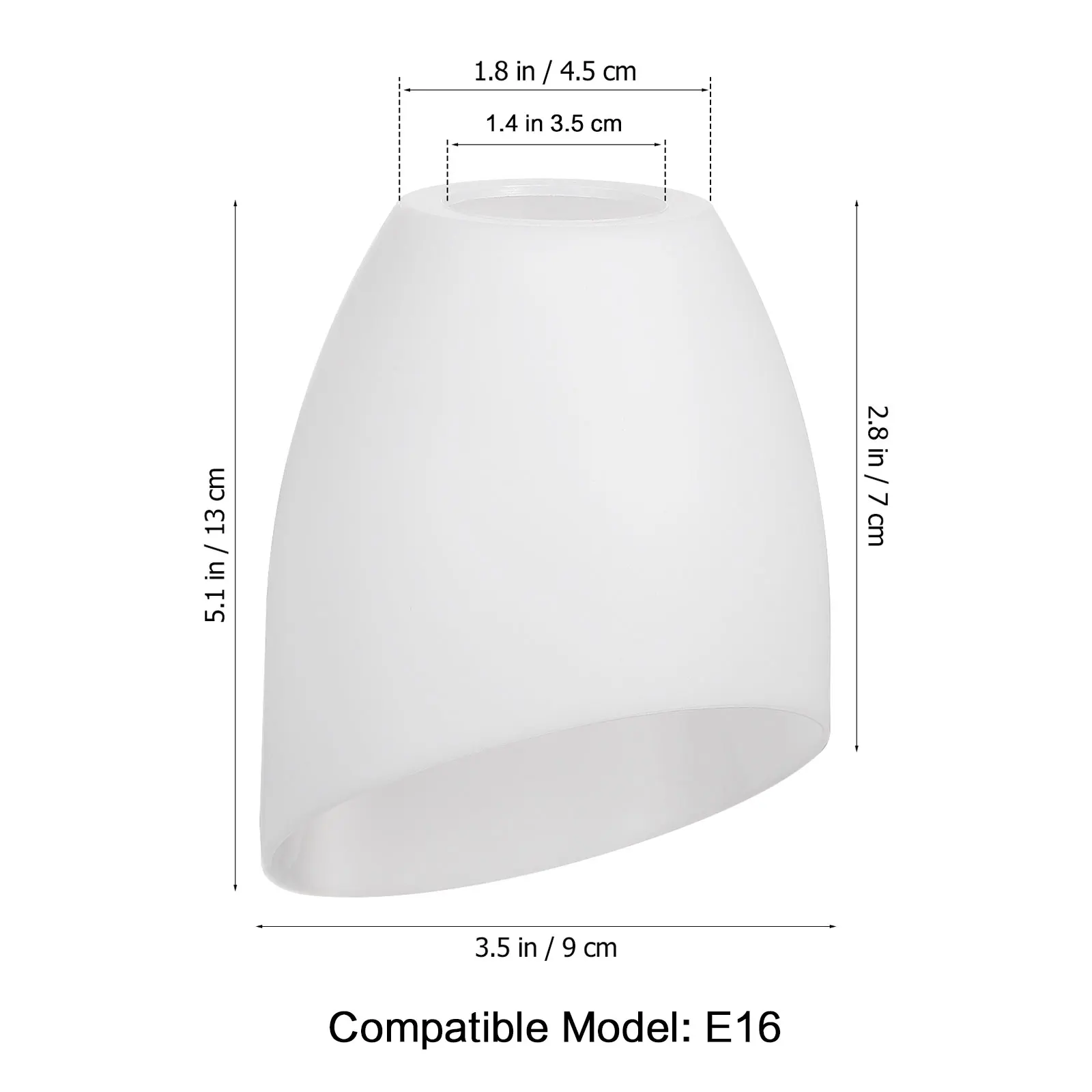 

5Pcs Horseshoe Lamp Shade Plastic Decorative Lampshade for Desk Table Bed Bedroom Light Lamp Shade Lamp-Chimney