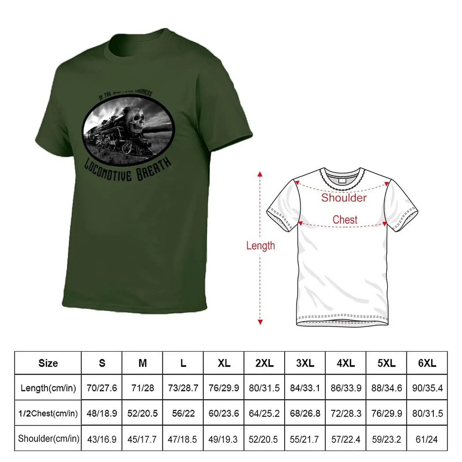 locomotive breath T-Shirt funnys aesthetic clothes Short sleeve tee workout shirts for men