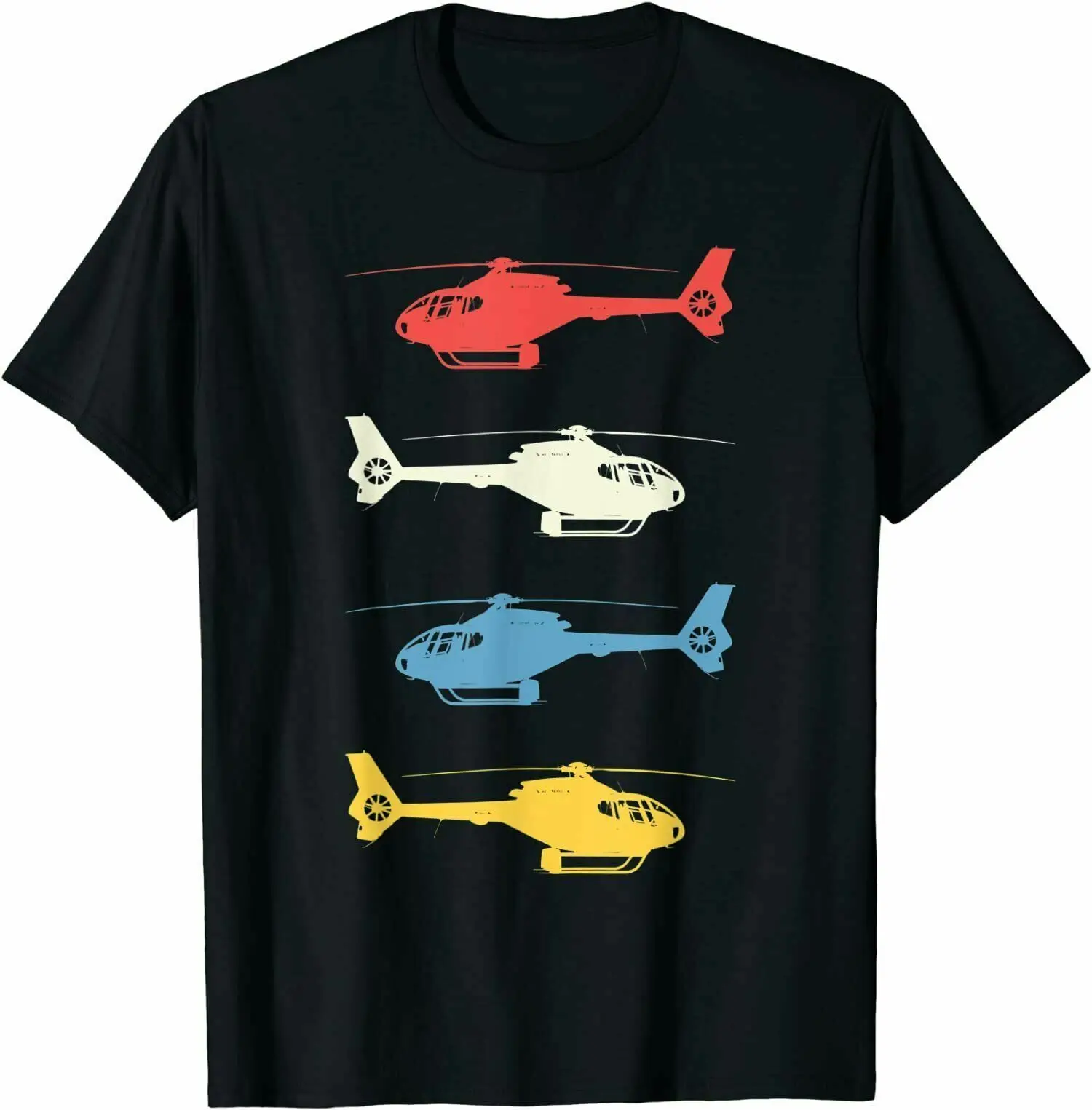 

NEW LIMITED Helicopter Pilot Vintage Premium Gift Idea Tee T-Shirt Size S-3XL