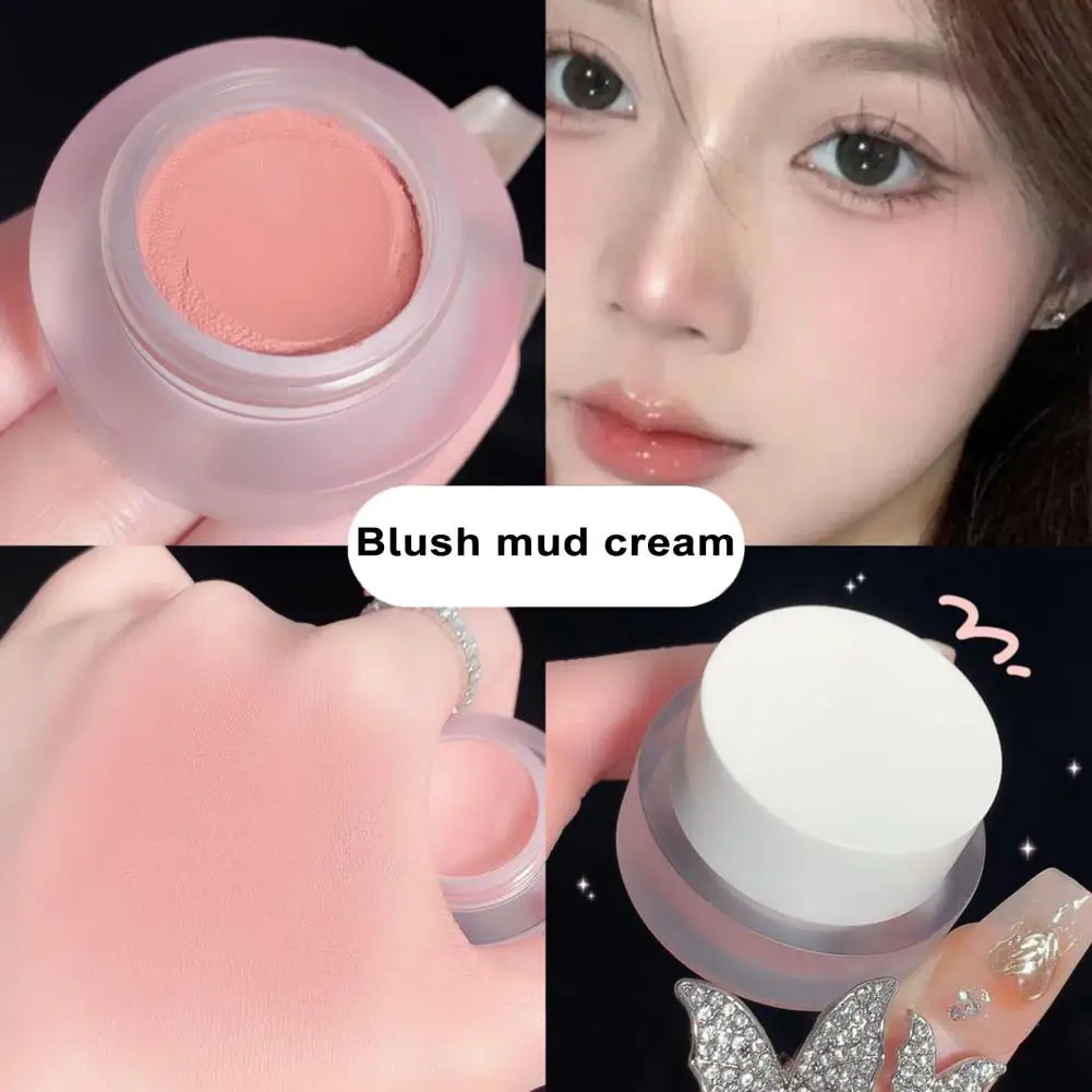 Blush Mud for A Healthy Complexion Matte Blush for Women Matte Blush for Beginners Long-lasting Highlighter for Students