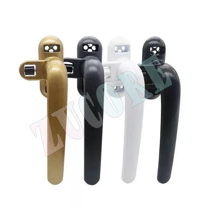 Handle Door and Window Lock Casement Window Aluminum Alloy Left/right Hand Lock Handle Handle Solid Window Black, White XD