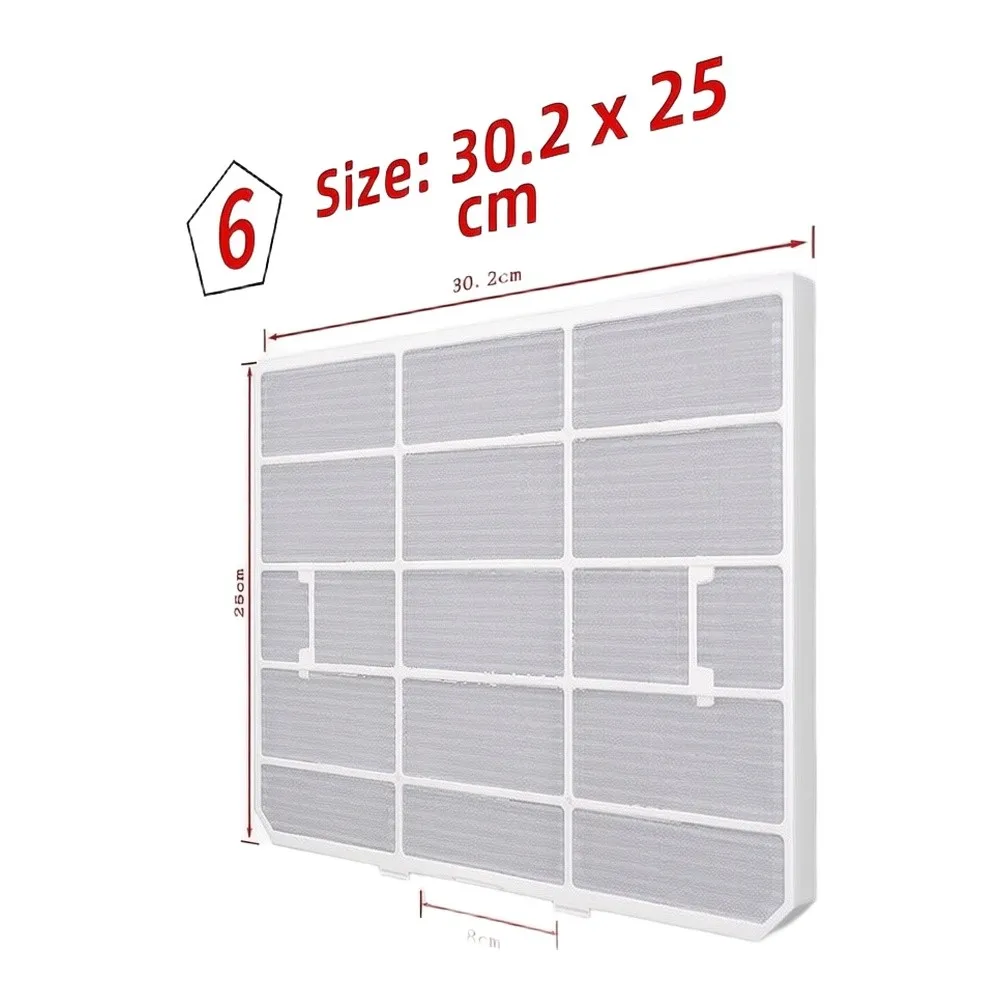 PVC For air Conditioning Dust Screen for Wall Mounted AC Units Prevents Debris Entry Improves For airflow Efficiency