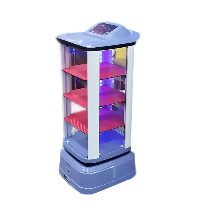 Autonomous Meal Delivery Cart Intelligent Multi Tier System for Restaurant Cafe and Hotel Food Transport Services