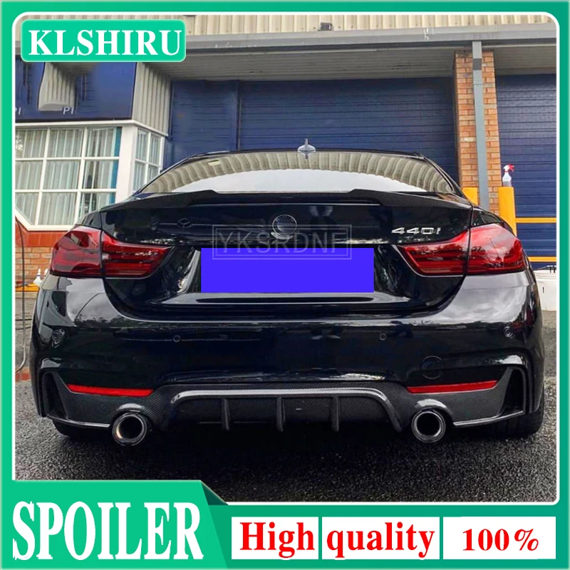 M4 Style ABS Rear Roof Spoiler Trunk Lip Wing For BMW F32 4 Series 2 Door Coupe F32 2014 2015 2016 - UP 420i 428i 430i