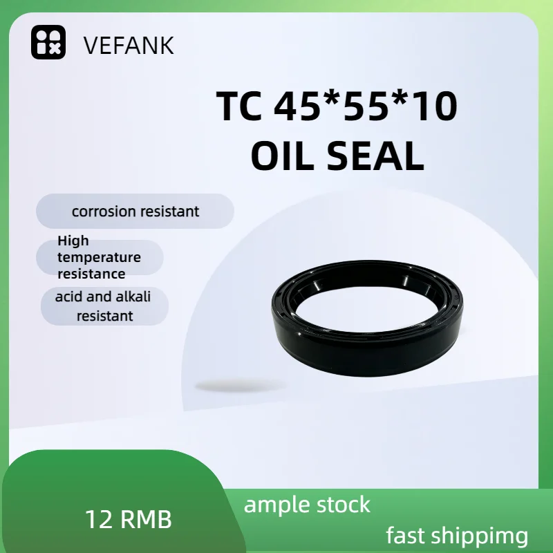 TC Oil Seal 45*55*10mm Rotary Shaft Seal NBR Rubber Auto Oil Seal for Car Engine