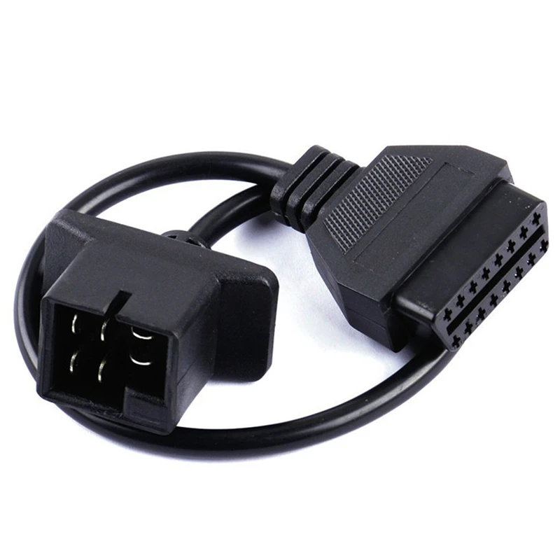 Conector de diagnóstico OBD1 a OBD2 de 6 pines para herramienta de diagnóstico Chrysler OBD2, Cable adaptador, lector de código de escaneo,