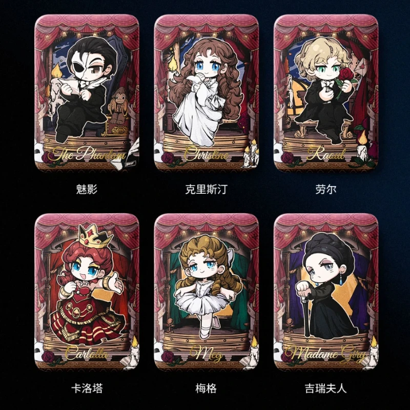 In Stock Original The Phantom Of The Opera Collectible Card、Toy Mask Set Official Broadway Themed Souvenir For Musical Fans