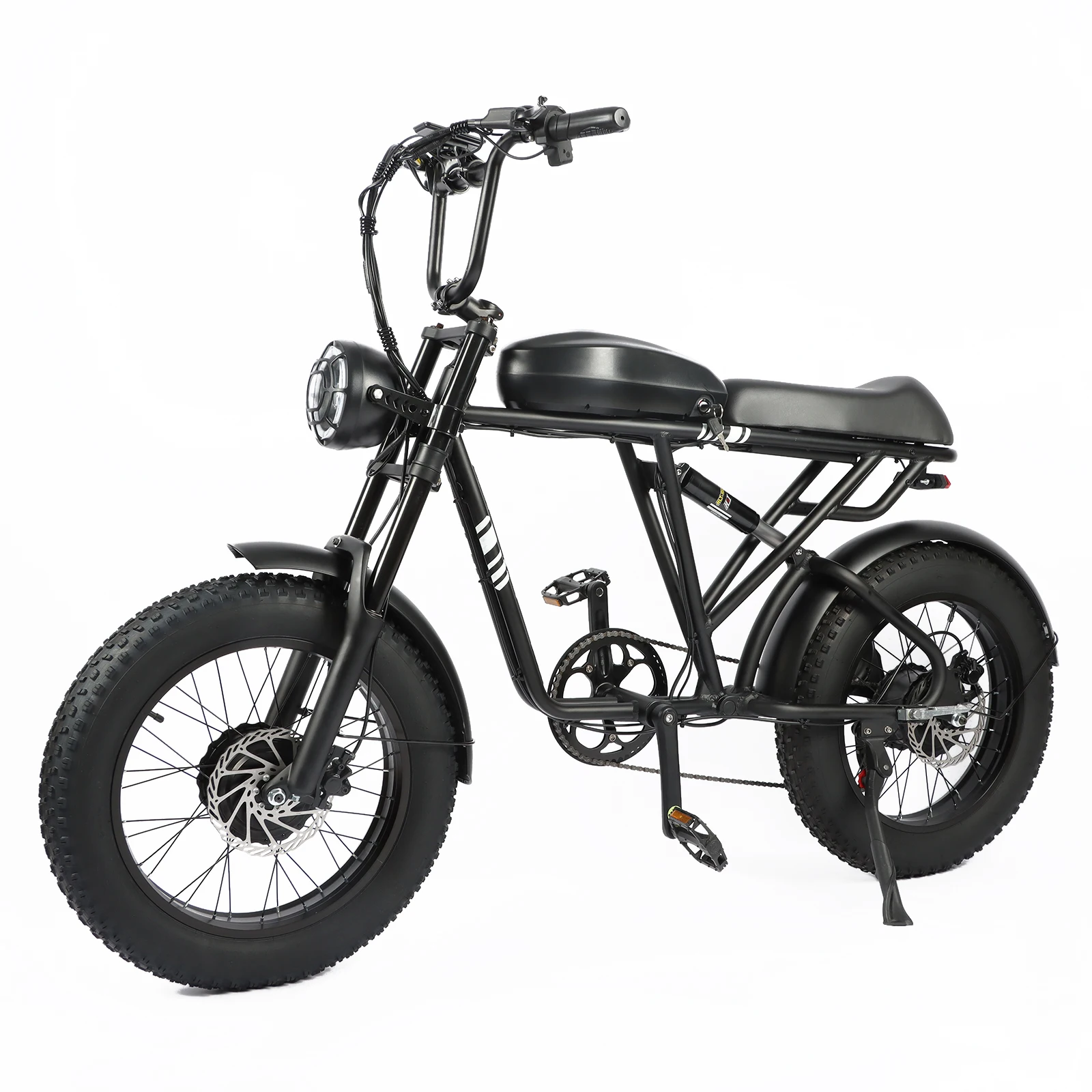 

1000W+1000W Adult Fat Tire Mountain Electric Motorcycles Bike Portable Electric Motorcycles Bicycle With 48V 20AH Battery