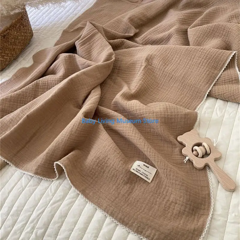 

P31C Children Infant Cotton Muslin Blanket for Baby Toddler Newborn SwaddleWraps