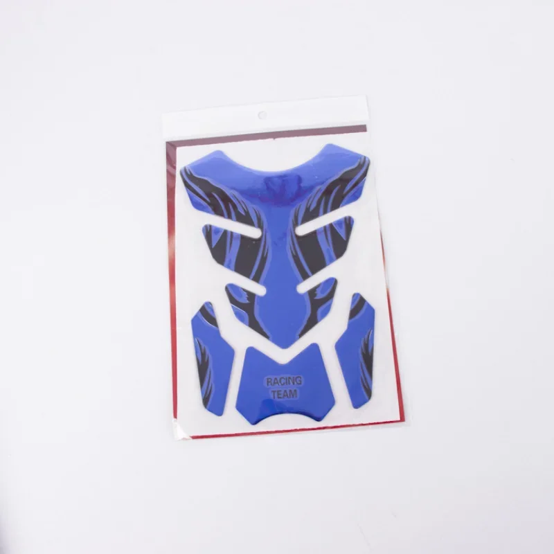 Motorcycle Fashion Fishbone Stickers Gas Tank Protection Pad Cover Stickers Carbon Fiber Tank Protection Pad Secure Stickers