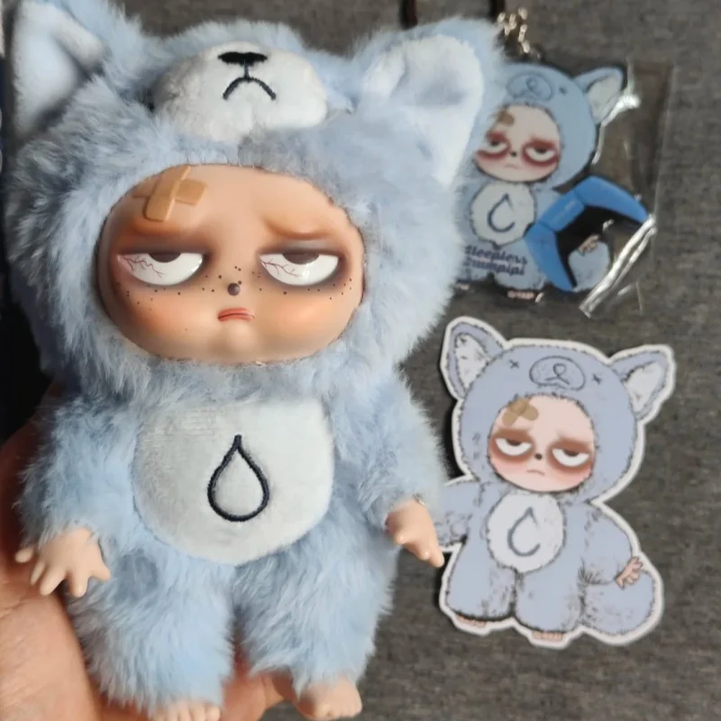 

Hot Genuine Sleepless Grumpipi Series Blind Box Anime Figure Kawaii Doll Bag Pendant Decor Decoration Model Toy Birthday Gift
