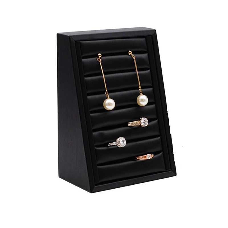 1 шт. лоток для колец и сережек, ящик для хранения ювелирных изделий, чехол-органайзер, держатель для дисплея, очаровательные женские лотки для колец, столешница, магазины