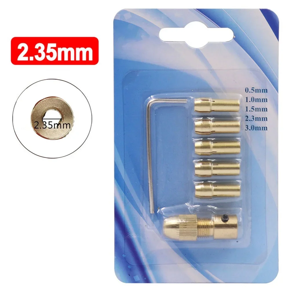 

Mini Drill Chucks Adapter Set For 0 5 3 0mm Bits 7 Pieces For Motor Shaft For Precision Drilling And DIY Tasks