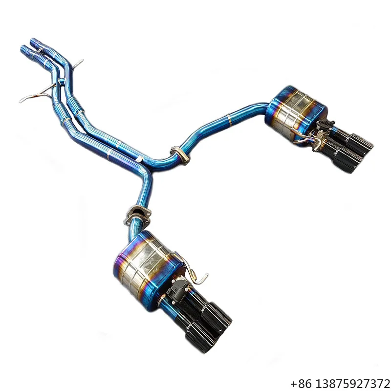

OEM Титановая выхлопная система Catback для S4/S5 B9 3.0T 2019-2023 с электронным клапаном