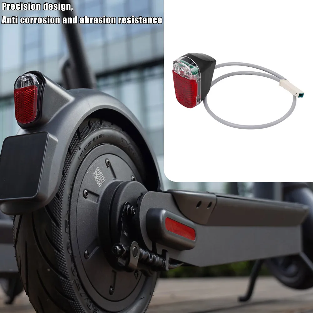 Electric Scooter Rear Taillight Brake Light For Ninebot Max G30 D High-Brightness ABS Fender Safety Warning LED Tail Lamp Parts