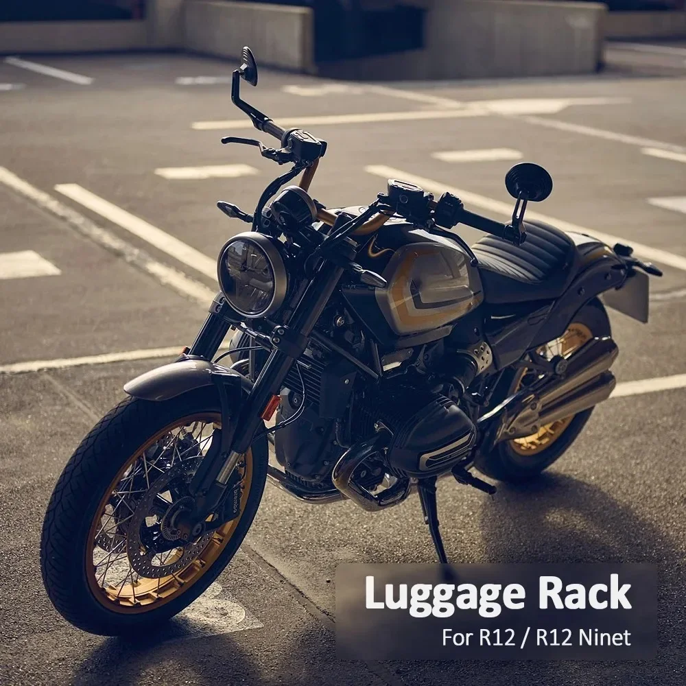For BMW R12 R 12 NineT 2024 2025 Motorcycle Top Case Carrier Support Bracket Rear Luggage Rack Accessories