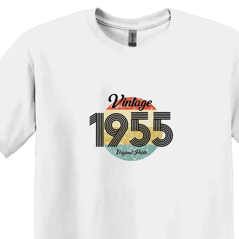 Vintage 1955 1956 1957 1958 1959 Original Part T Shirt 64Th Birthday 65Thbirthday S 1950S Retro Birhday For Men