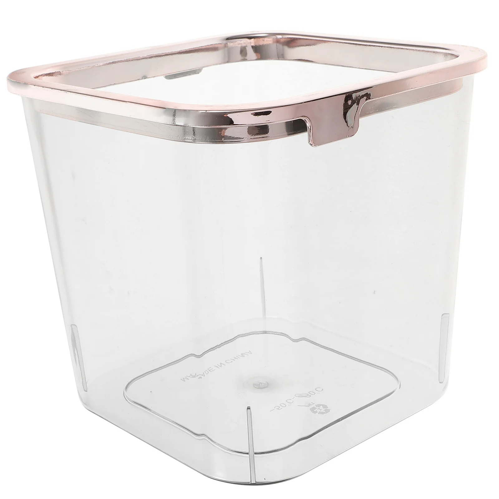 

Portable Transparent Trash Can Household Garage Bucket Wastepaper Container For Bedroom Kitchen Bathroom Pet Material