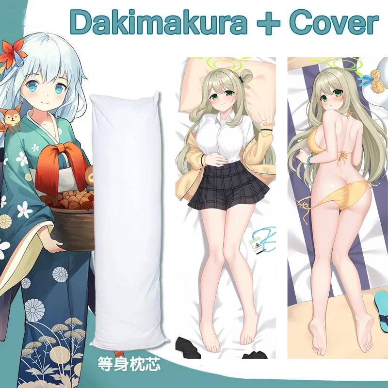 

Синий архив, индивидуальная игра, аниме, подруга, дакимакура, двухсторонняя подушка для тела, обнимающая кровать, длинная подушка для сна, в натуральную величину