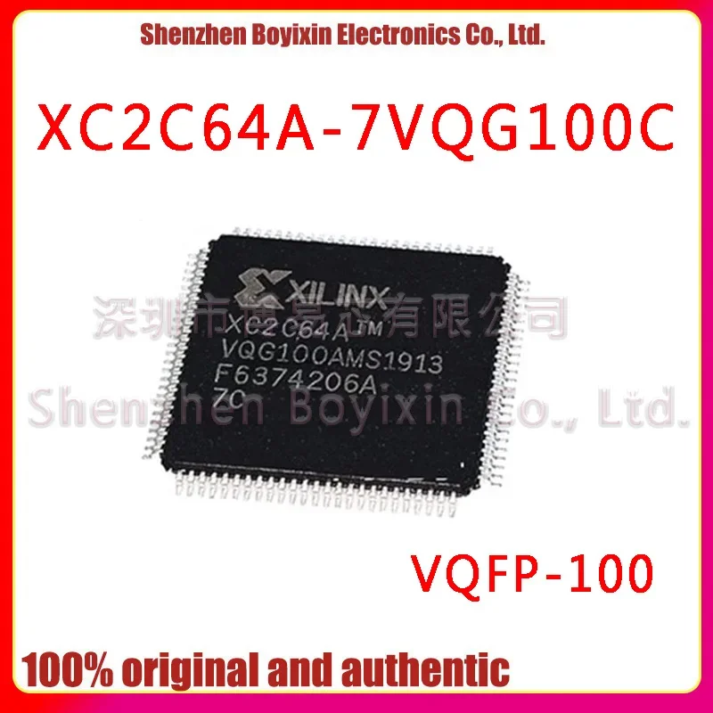 

XC2C64A-7VQG100C XC2C64A-7VQG100 xc2c64a VQFP-100 100% novo e original