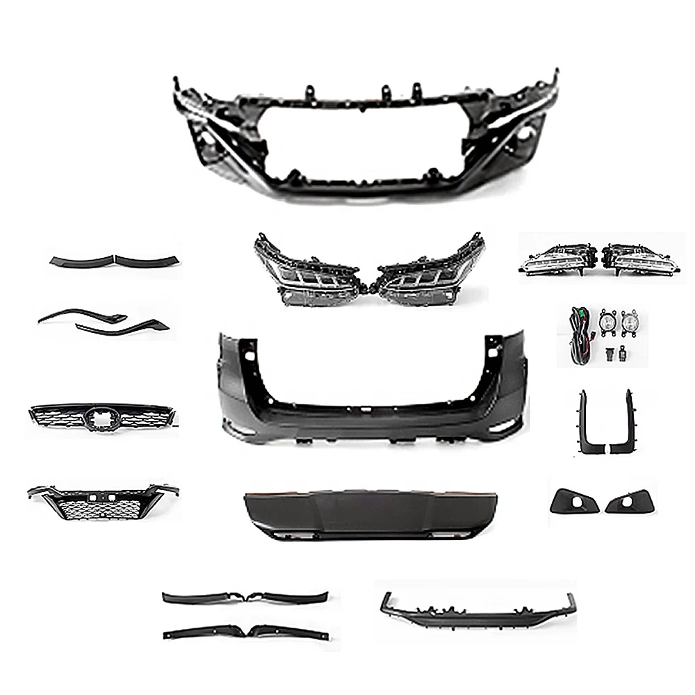 Exterior Car Accessories Body Kit Facelift Conversion  for  Fortuner 2015 Upgrade to 2021